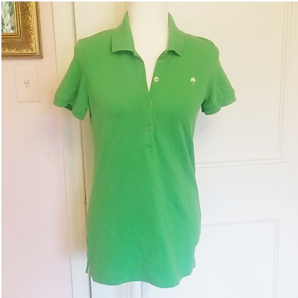 LILLY PULITZER  green polo